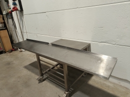 Étagère murale en inox 200 x 35 cm